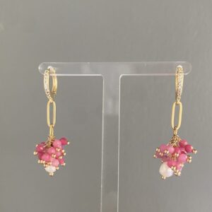 OHRRING SOFIA – GOLD PINK