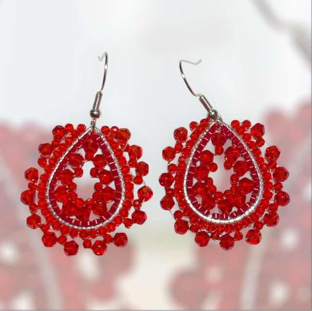 Ohrringe Mia in Rot