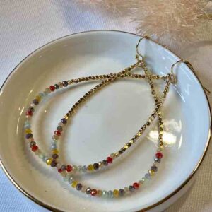 Ohrring Harmony – Gold Bunt