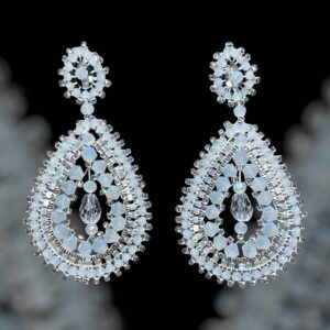 Drop Crystal White – Transparent Weiß Silber