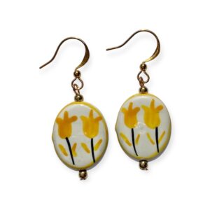 Ohrringe Tulip Dreams – Gelb Gold