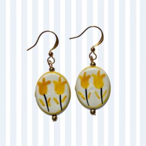 Ohrringe Tulip Dreams – Gelb Gold