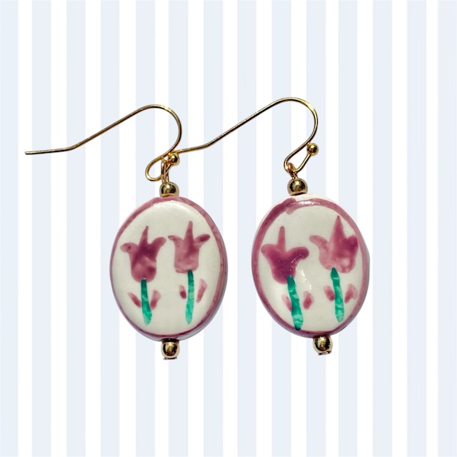 Ohrringe Tulip Dreams - Rosé Gold – Bild 2