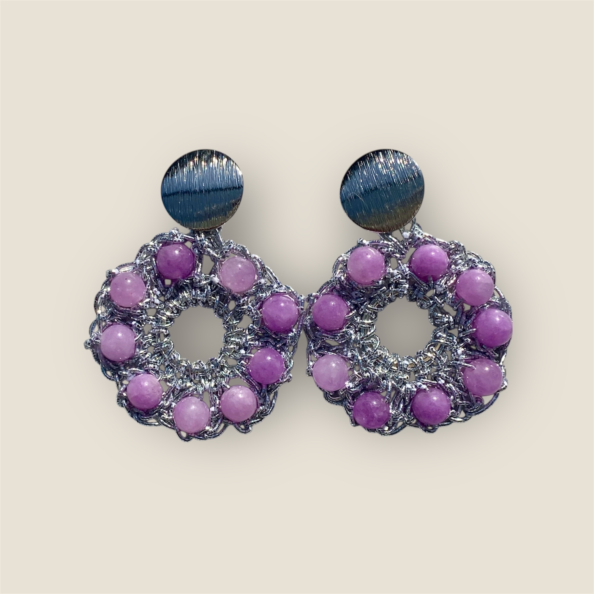 Ohrring Amethyst