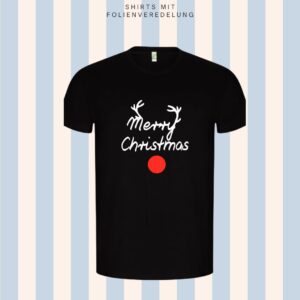 T-Shirt Christmas – Rudolph with the red nose