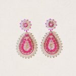 Ohrring Alva Drop Rose Pink Gold