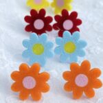 Ohrring Sunny Daisy - Blüten in Pastell